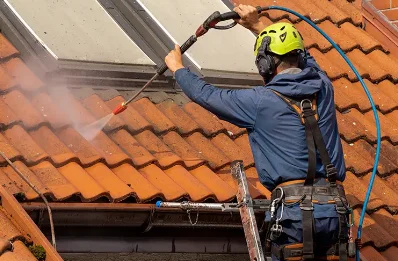 Démoussage et hydrofuge de toiture à Éméville